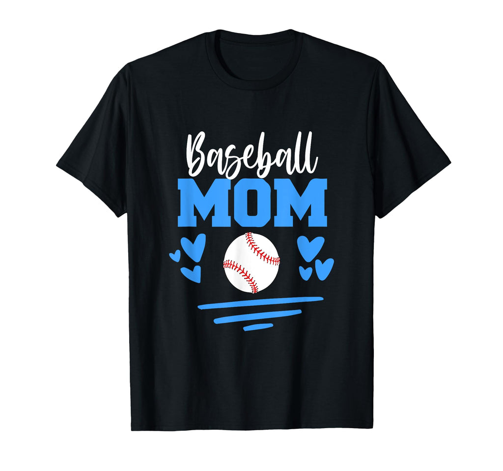 Baseball Mom Gift Cheering Mother T-Shirt - Minimalist Print Men Women - T-Shirt, Sweatshirt, Hoodie