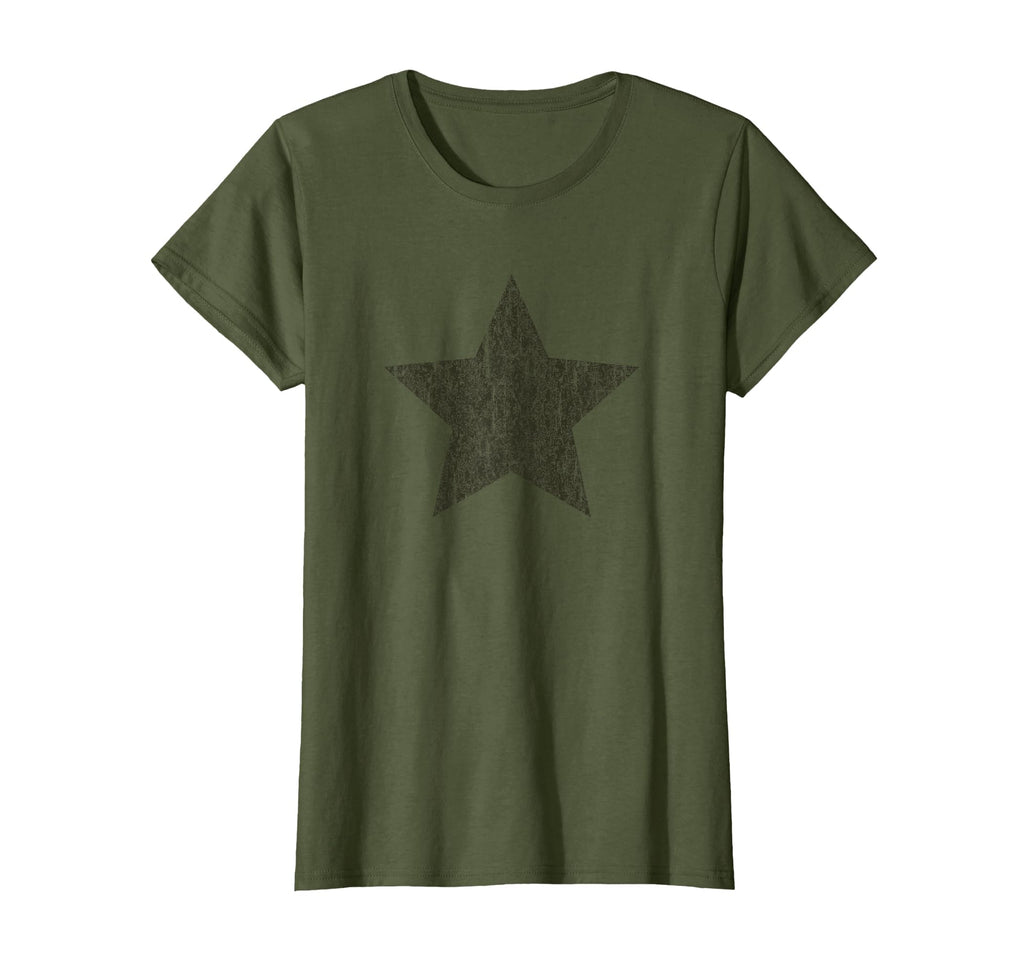 Star Distressed Grunge Green T-Shirt - Minimalist Print Unisex - T-Shirt, Sweatshirt, Hoodie