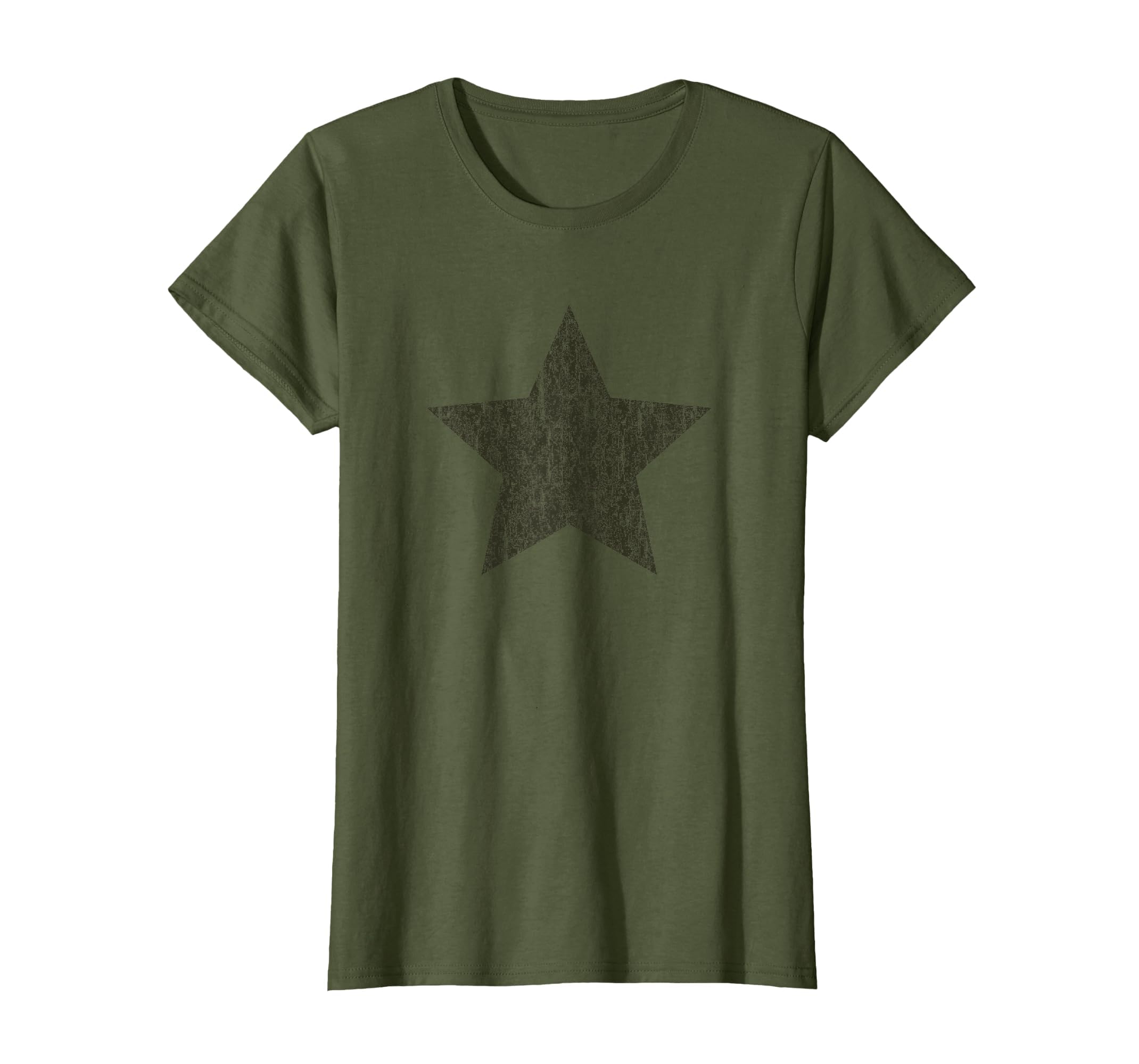 Star Distressed Grunge Green T-Shirt - Minimalist Print Unisex - T-Shirt, Sweatshirt, Hoodie