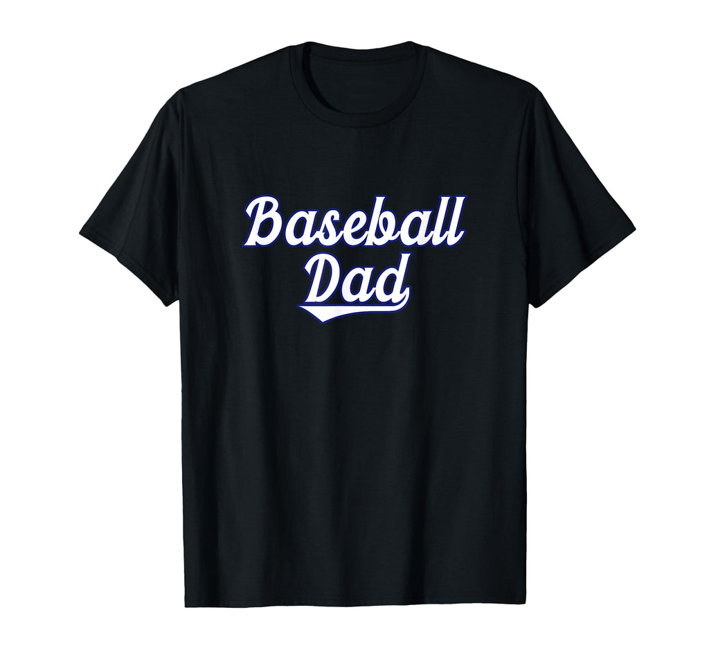 Baseball Dad Swooping Text T-Shirt - Novelty Apparel Men Women - T-Shirt, Sweatshirt, Hoodie