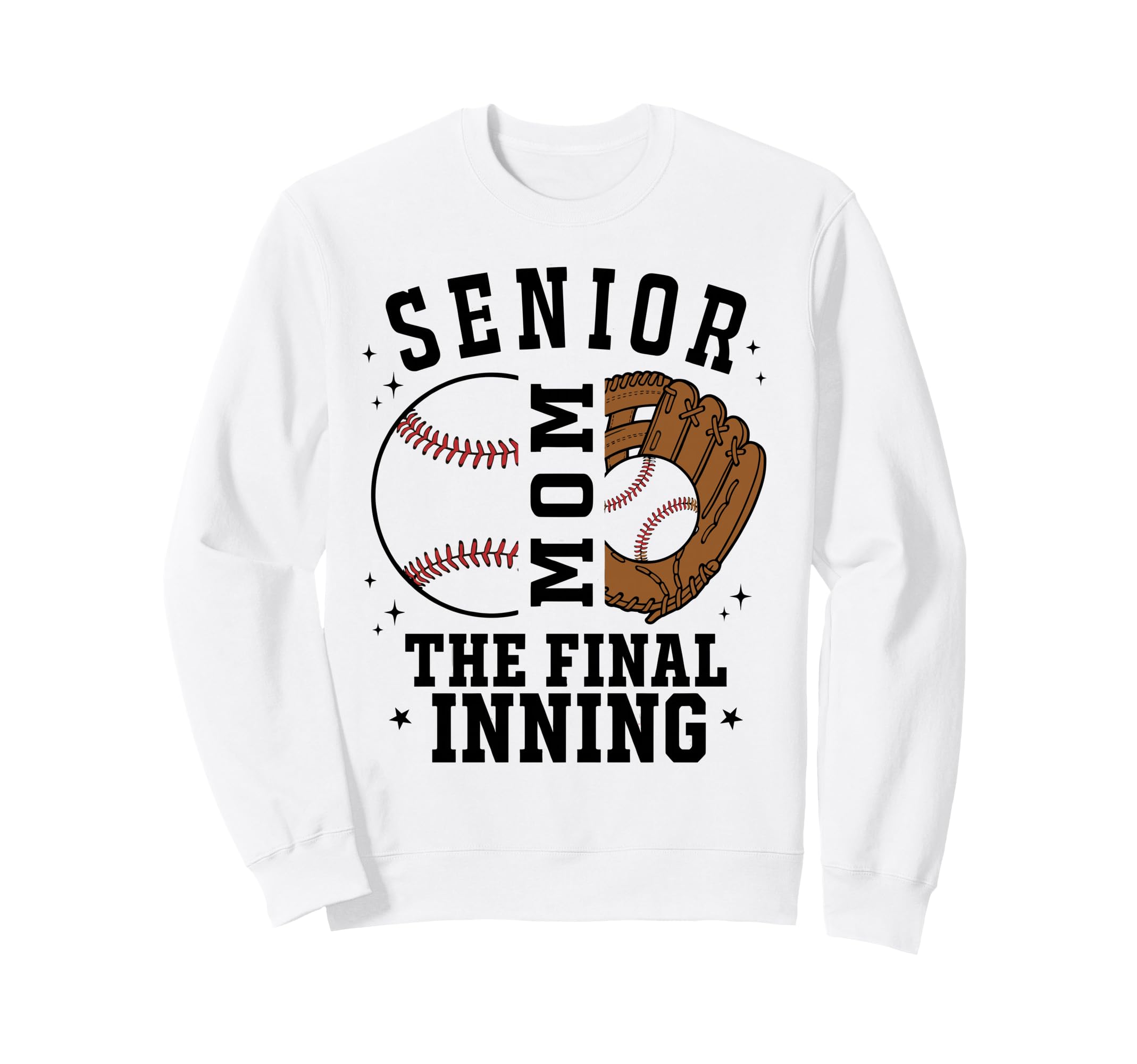 Baseball Senior Mom 2026 Final Inning Sweatshirt - Minimalist Print Unisex - T-Shirt, Sweatshirt, Hoodie