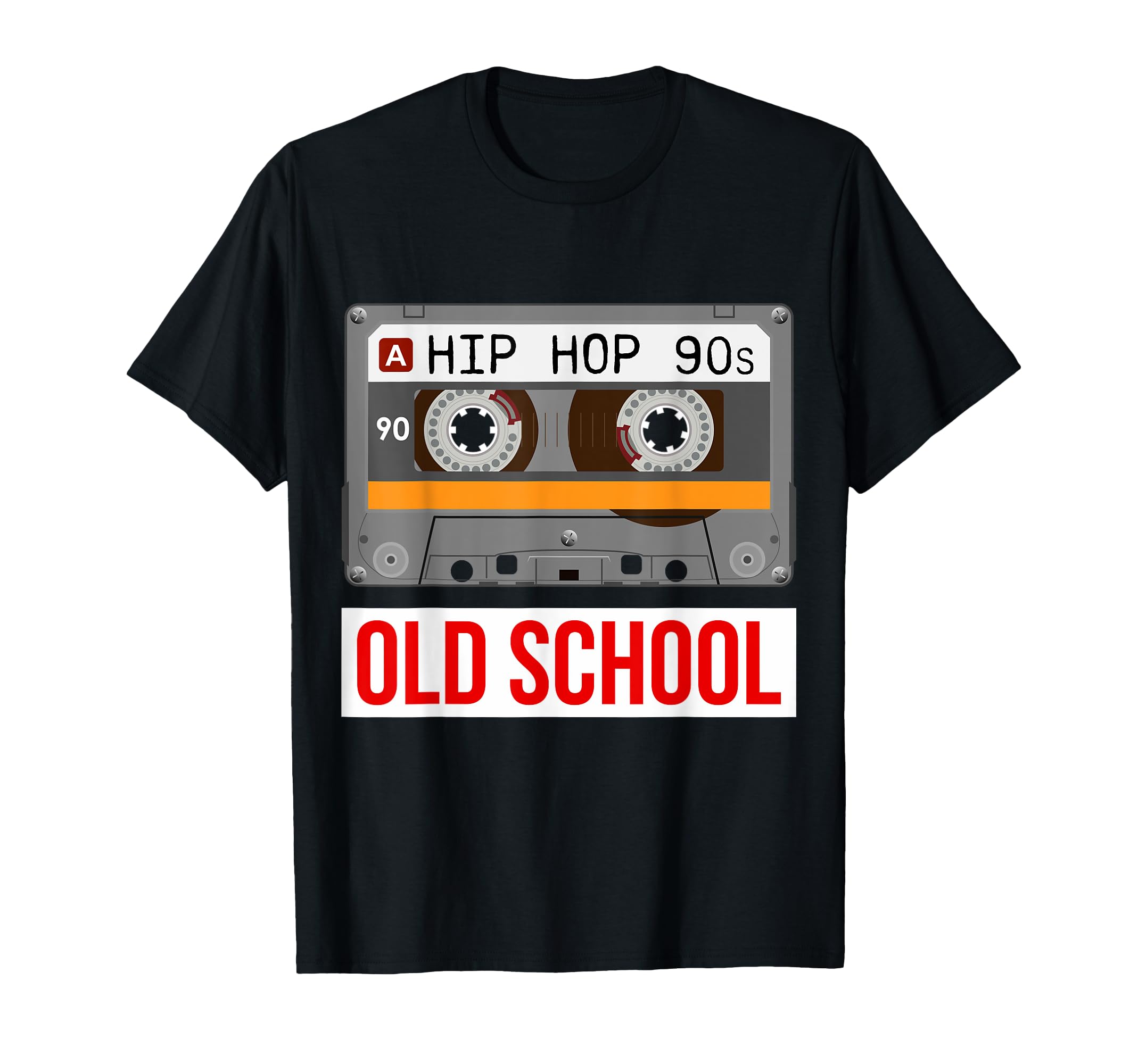 Old School Hip Hop Cassette Tape Rap Music T-Shirt - Graphic Print Unisex - T-Shirt, Sweatshirt, Hoodie