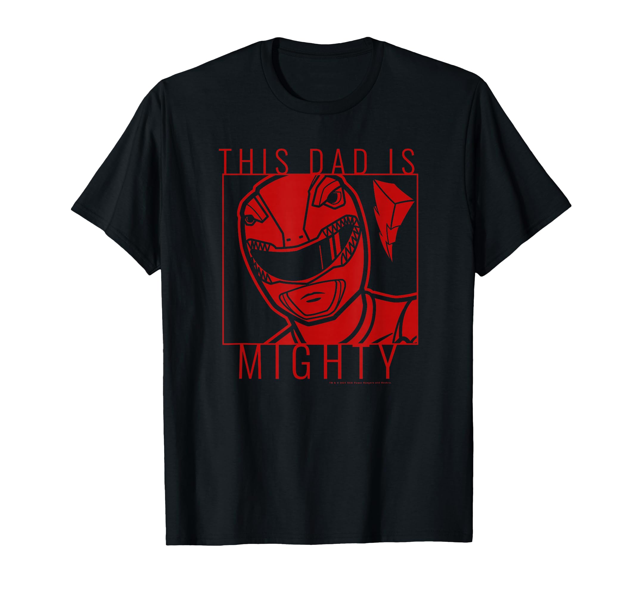Power Rangers Fathers Day Red Ranger T-Shirt - Custom Art Print Unisex - T-Shirt, Sweatshirt, Hoodie