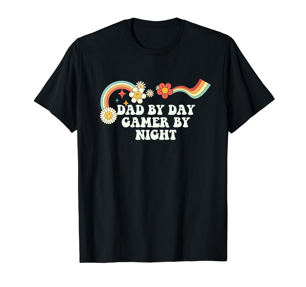 Groovy Funny Dad Day Gamer Night T-Shirt - Fun Novelty Design Unisex - T-Shirt, Sweatshirt, Hoodie