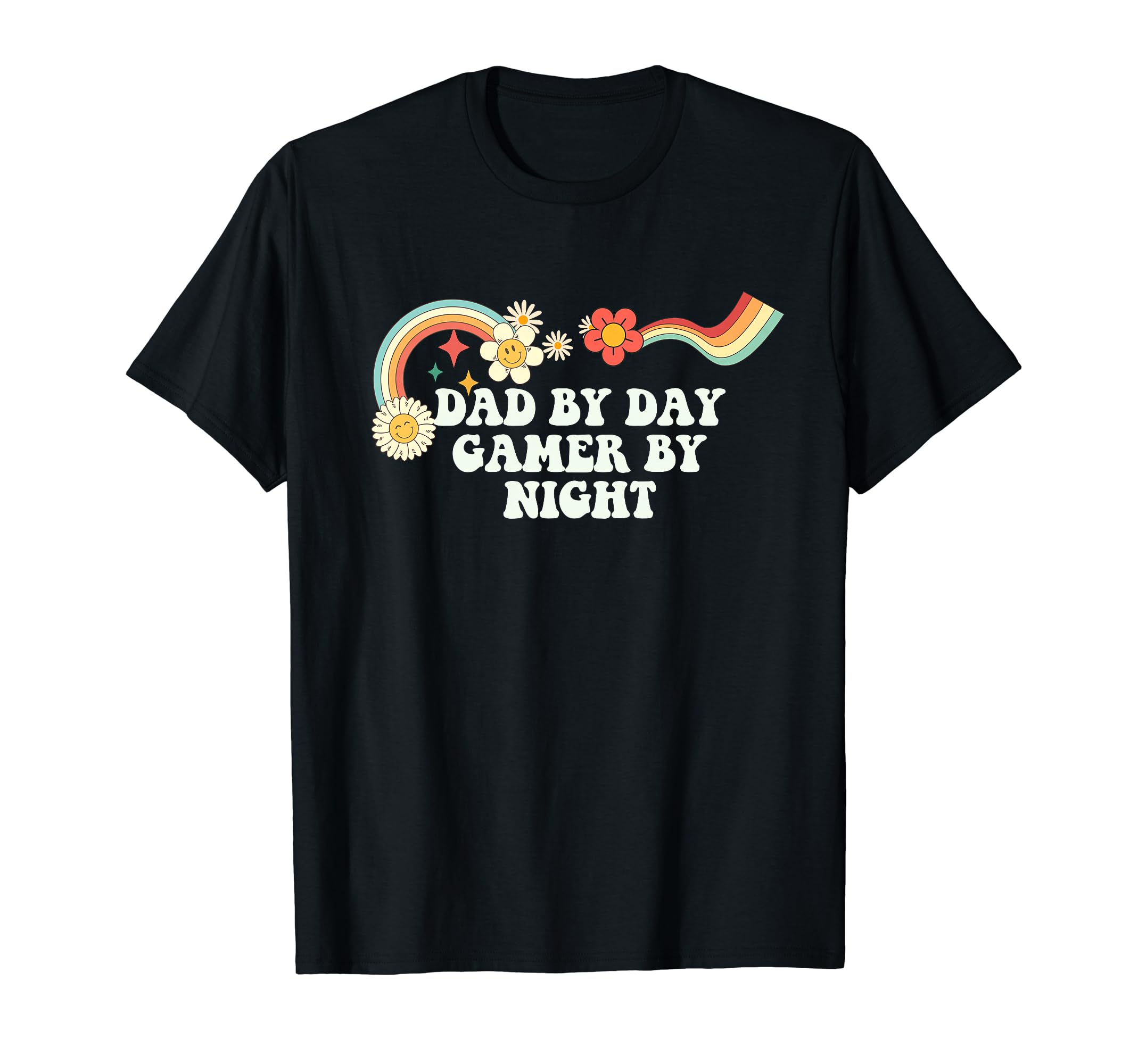 Groovy Funny Dad Day Gamer Night T-Shirt - Fun Novelty Design Unisex - T-Shirt, Sweatshirt, Hoodie