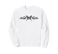 Fairycore Butterfly Tattoo Grunge Sweatshirt - Graphic Print for Adults - T-Shirt, Sweatshirt, Hoodie