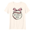 Womens Baseball Mom Coquette Bow Team T-Shirt - Fun Novelty Design Unisex - T-Shirt, Sweatshirt, Hoodie