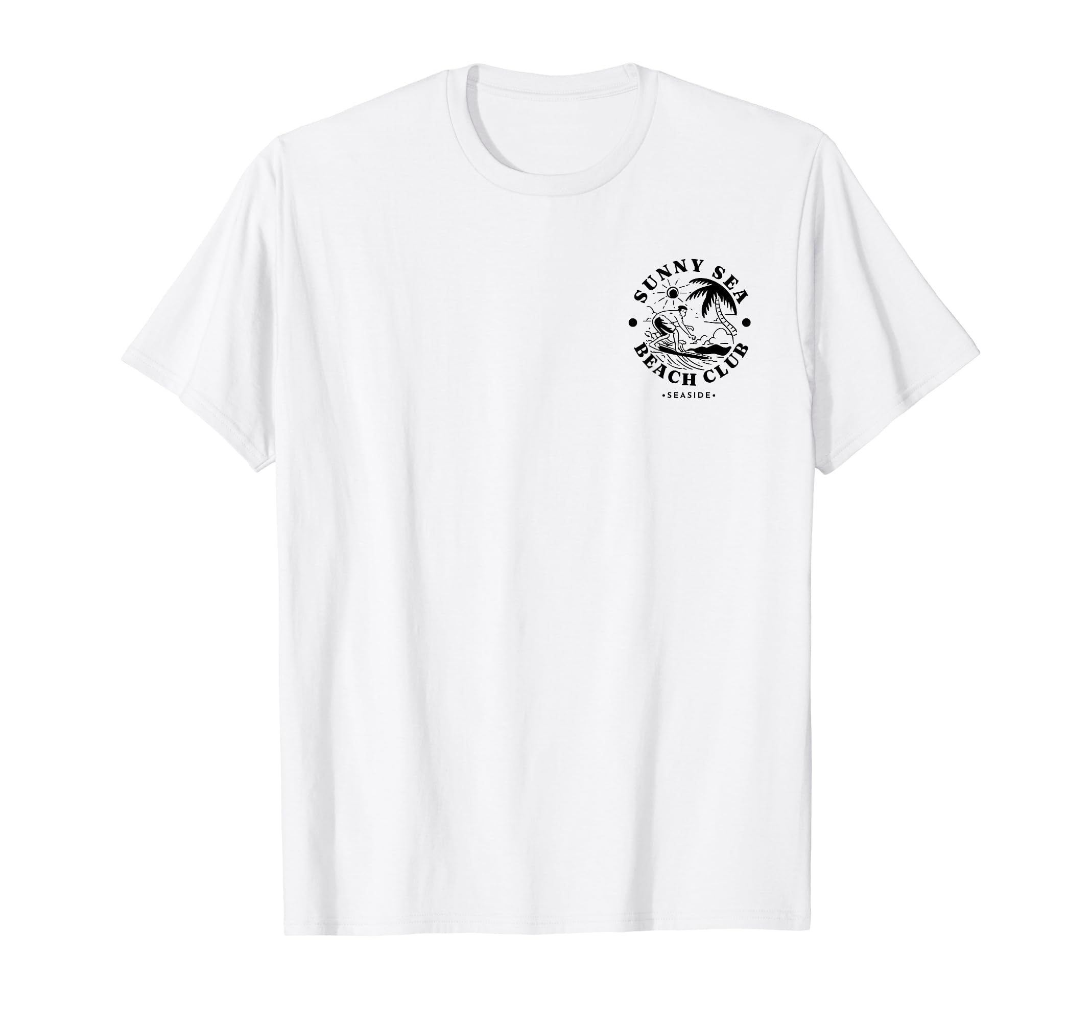Sunny Sea Beach Club Gift Surfers T-Shirt - Aesthetic Graphic Men Women - T-Shirt, Sweatshirt, Hoodie