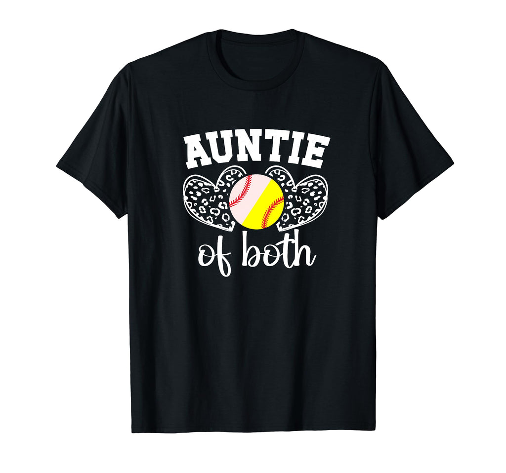 Auntie Both Baseball Softball T-Shirt - Casual Everyday Wear for Adults - T-Shirt, Sweatshirt, Hoodie