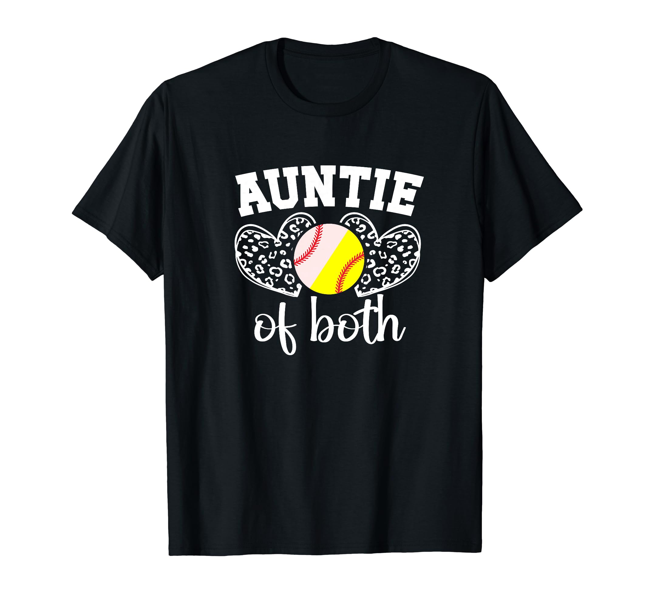 Auntie Both Baseball Softball T-Shirt - Casual Everyday Wear for Adults - T-Shirt, Sweatshirt, Hoodie