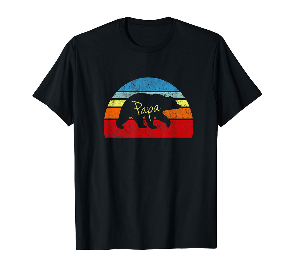 Mens Mens Papa Bear Distressed T-Shirt - Casual Everyday Wear Men Women - T-Shirt, Sweatshirt, Hoodie