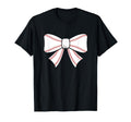 Baseball Bow Baseball Mom Mama T-Shirt - Graphic Print for Adults - T-Shirt, Sweatshirt, Hoodie