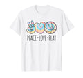 Tie Dye Basketball Teen Peace Love Play T-Shirt - Graphic Print Men Women - T-Shirt, Sweatshirt, Hoodie