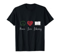 Peace Love Library Hippie Gift Lovers T-Shirt - Streetwear Style Men Women - T-Shirt, Sweatshirt, Hoodie