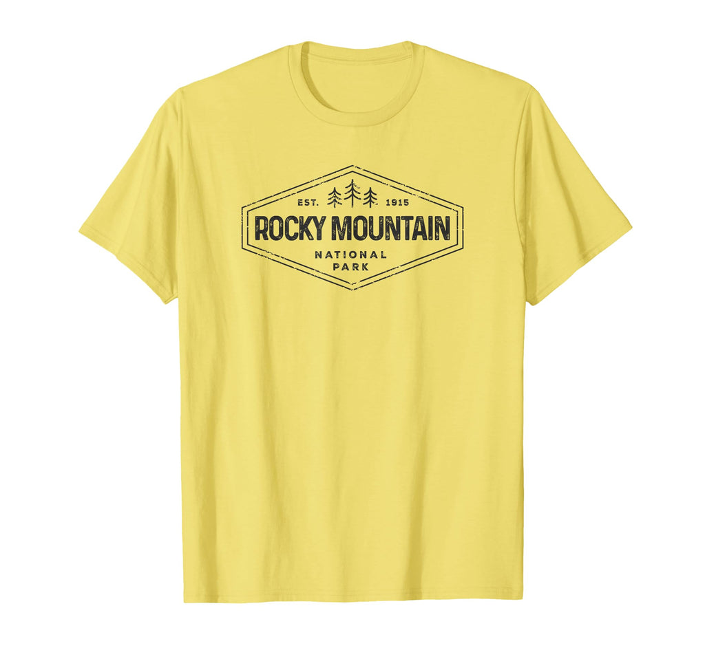 Rocky Mountains National Park Badge T-Shirt - Aesthetic Graphic for Adults - T-Shirt, Sweatshirt, Hoodie