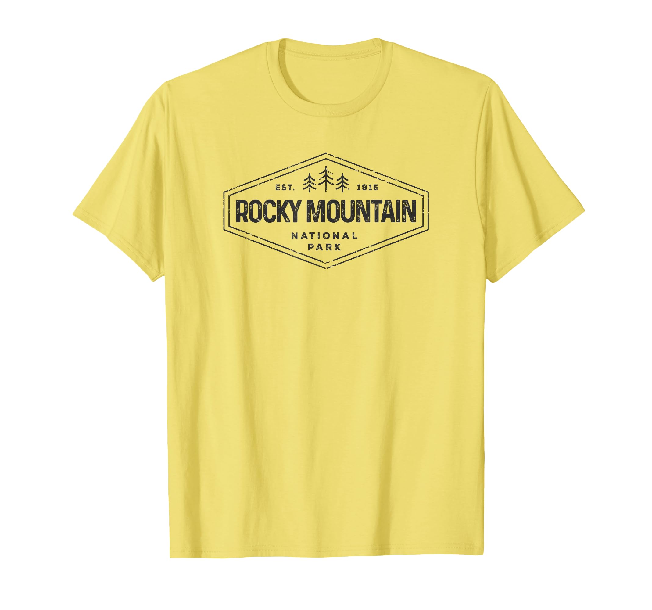 Rocky Mountains National Park Badge T-Shirt - Aesthetic Graphic for Adults - T-Shirt, Sweatshirt, Hoodie