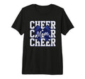 Cheer Mom Mother Bow Cheerleader Game T-Shirt - Minimalist Print Unisex - T-Shirt, Sweatshirt, Hoodie