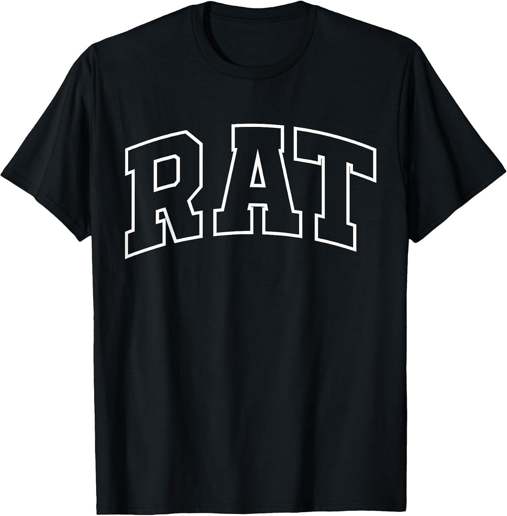 Rat Typography Design - Adult & Kids T-Shirts, Sweatshirts & Hoodies apparel design preview 1