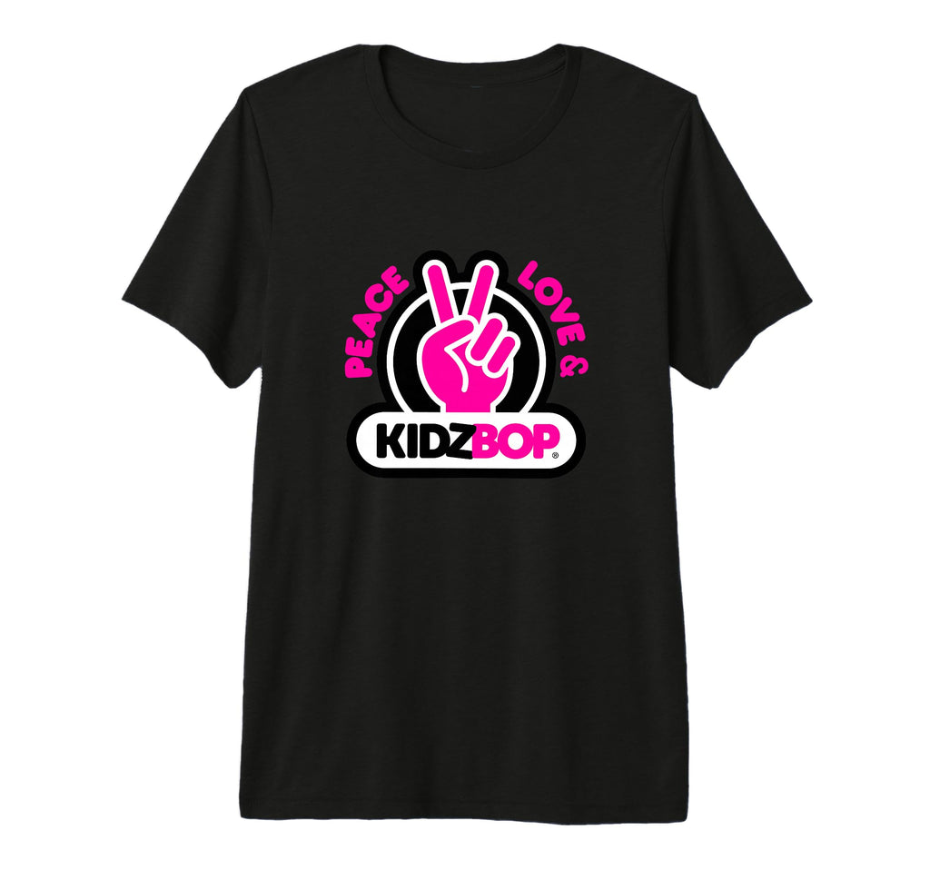 Kidz Bop Peace Love Tri Blend T-Shirt - Streetwear Style Unisex - T-Shirt, Sweatshirt, Hoodie