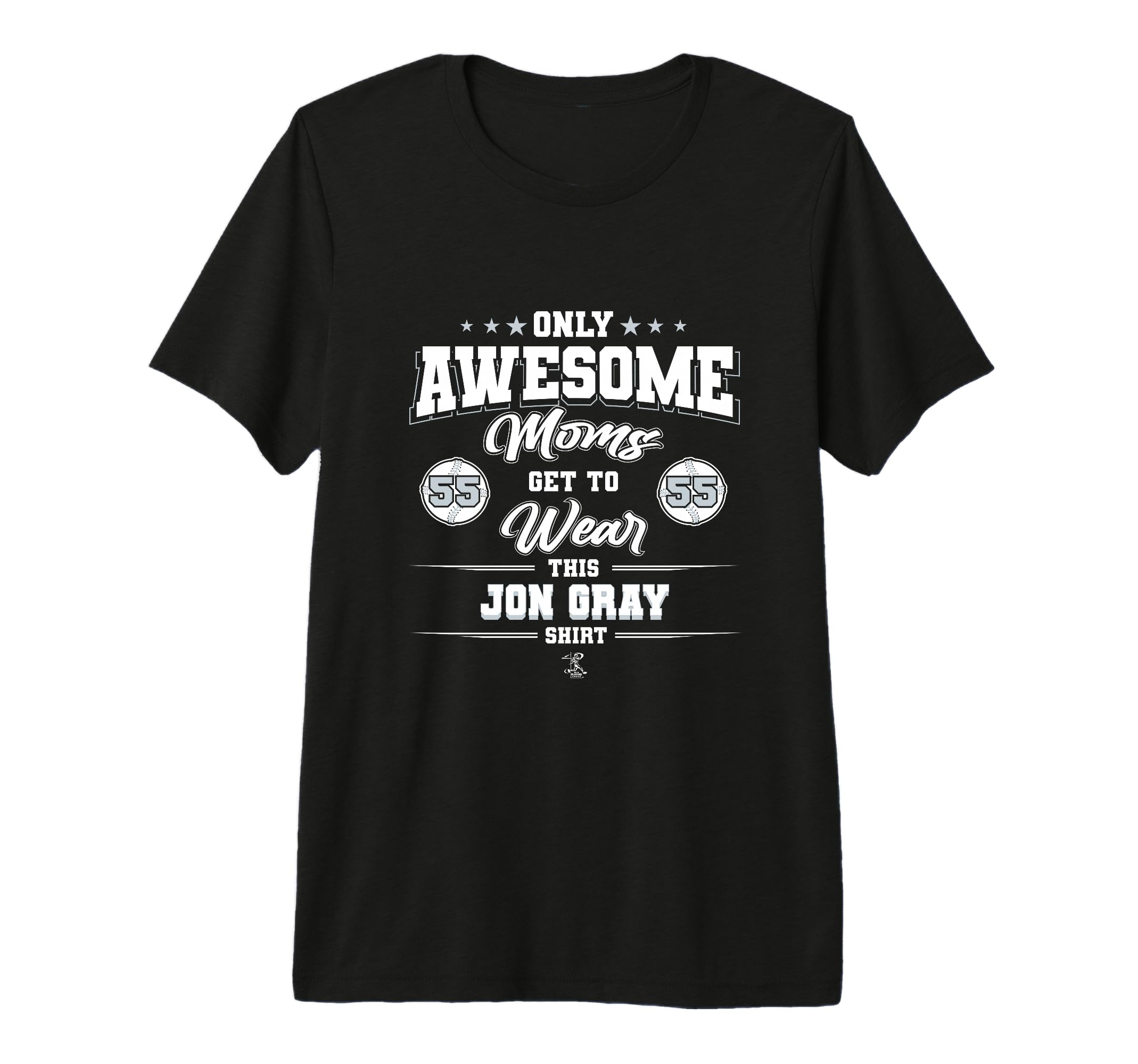 Jon Gray Awesome Moms Tri Blend T-Shirt - Minimalist Print for Adults - T-Shirt, Sweatshirt, Hoodie
