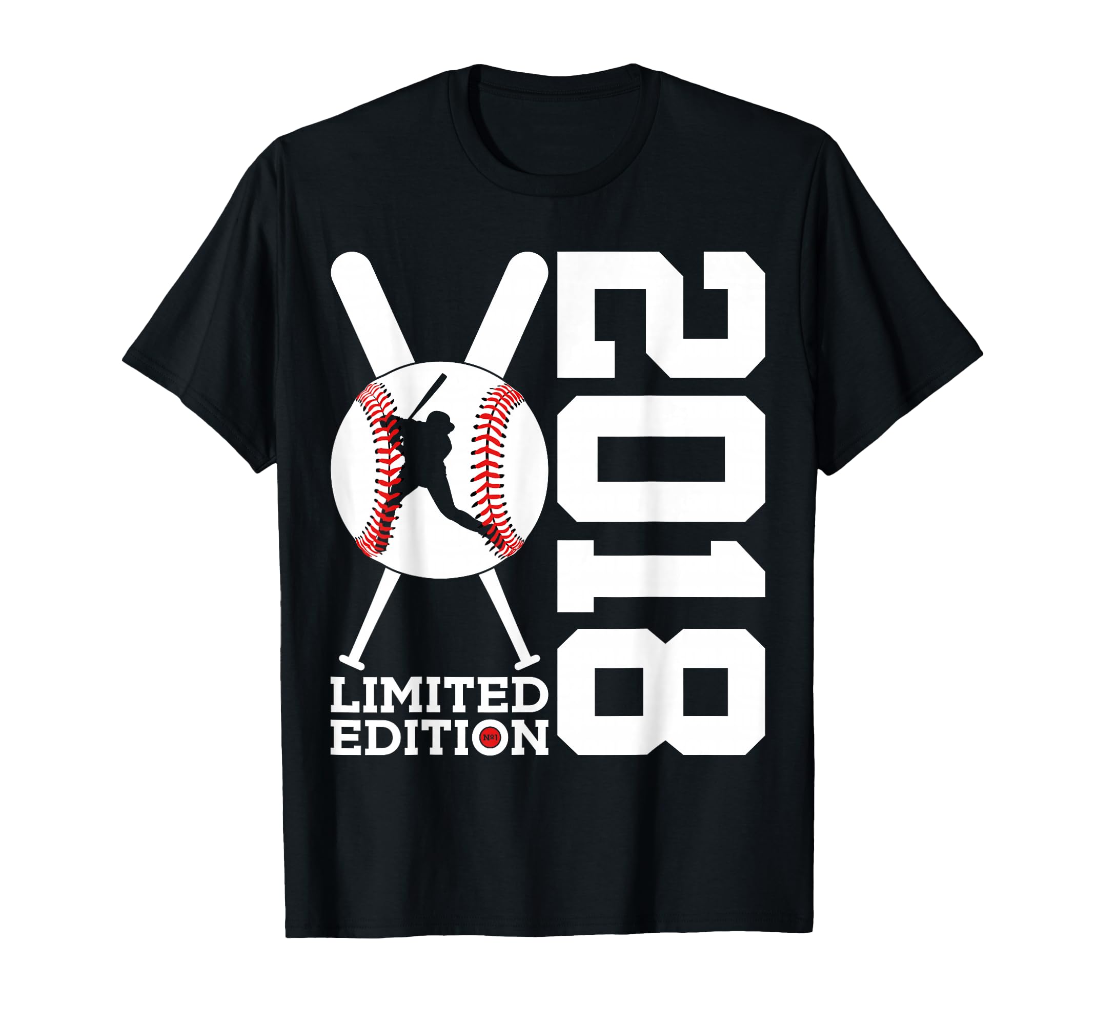 8Th Birthday Baseball 2018 T-Shirt - Minimalist Print for Adults - T-Shirt, Sweatshirt, Hoodie