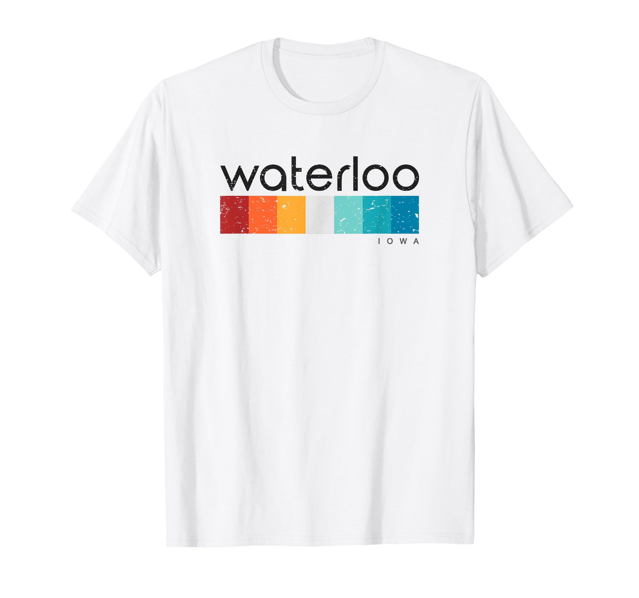 Waterloo Iowa T-Shirt - Aesthetic Graphic for Adults - T-Shirt, Sweatshirt, Hoodie