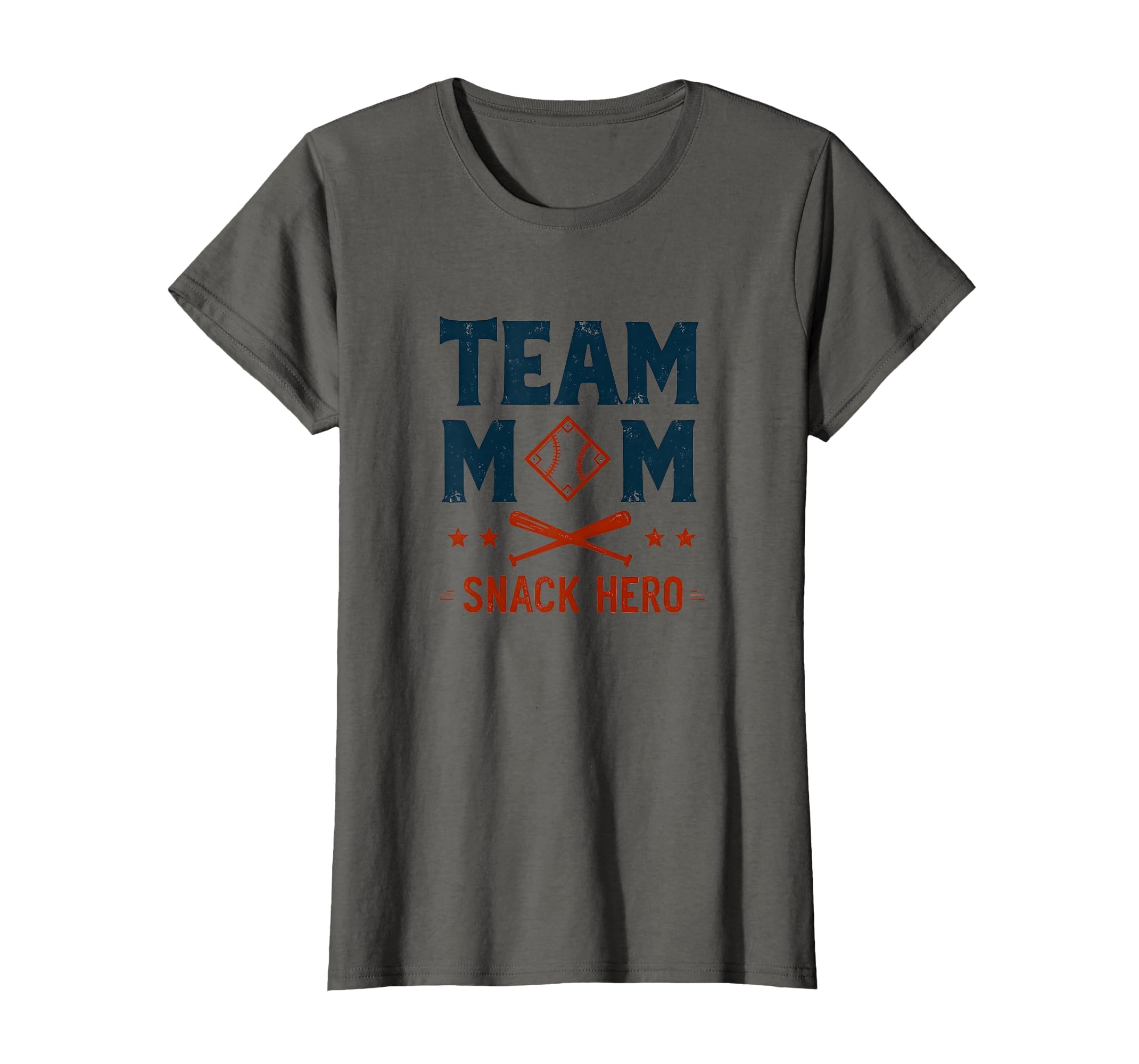 Team Mom Snack Hero Baseball Parent T-Shirt - Trendy Graphic Unisex - T-Shirt, Sweatshirt, Hoodie