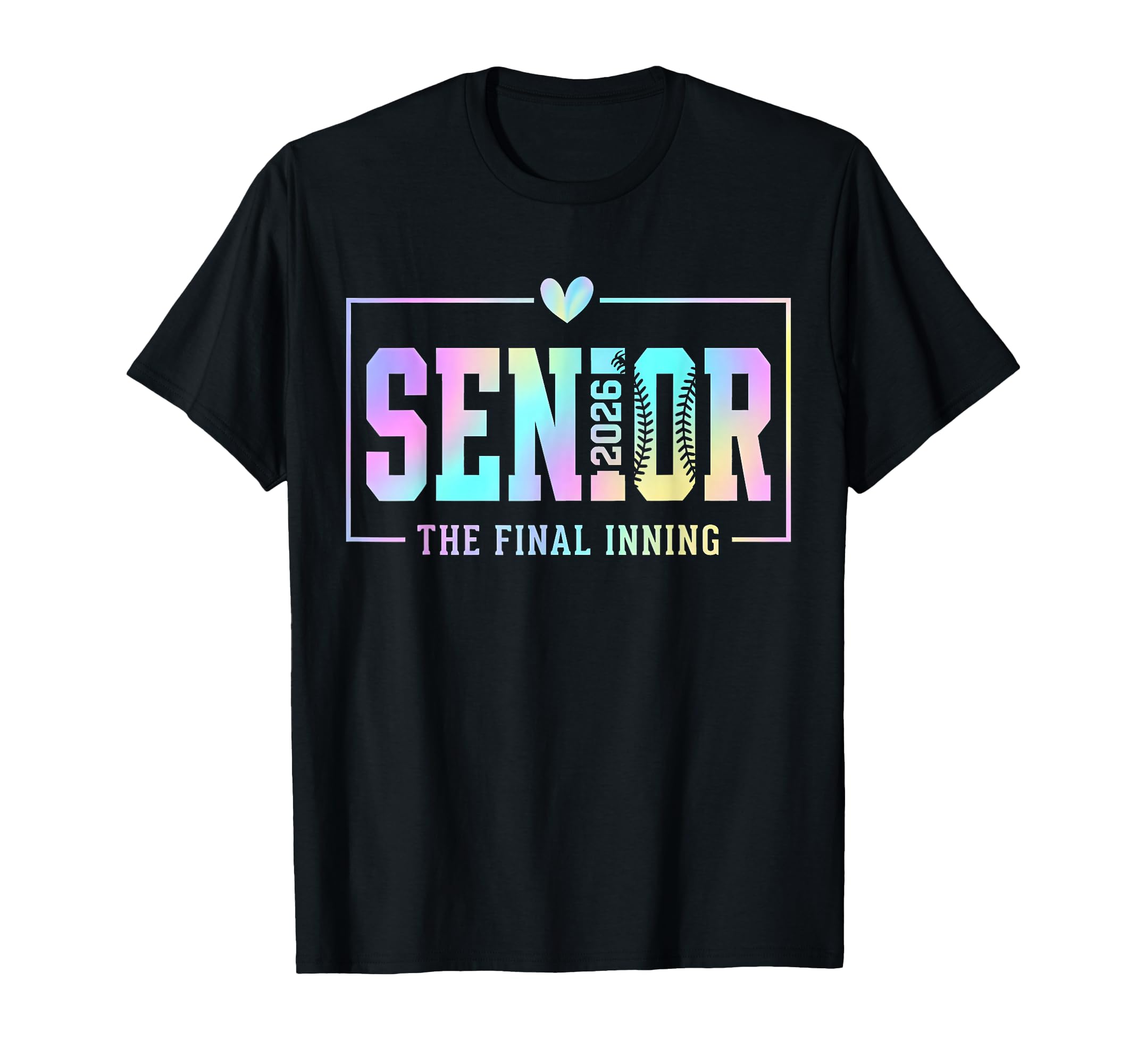 Baseball Senior 2026 Final Inning T-Shirt - Casual Everyday Wear Unisex - T-Shirt, Sweatshirt, Hoodie