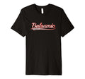 Balsamic Varsity Distressed Throwback T-Shirt - Minimalist Print for Adults - T-Shirt, Sweatshirt, Hoodie