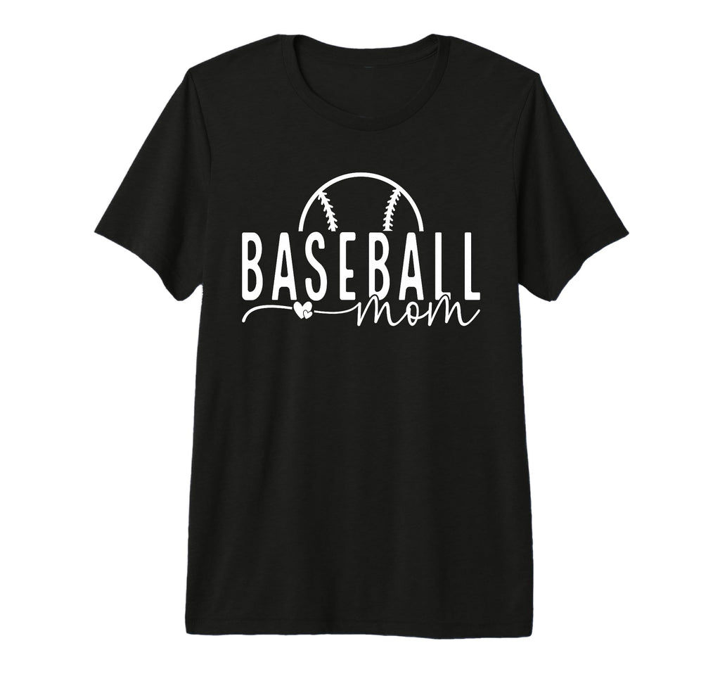 Baseball Mom Game Day Baseball Mama T-Shirt - Custom Art Print for Adults - T-Shirt, Sweatshirt, Hoodie