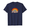 Flint Michigan Mi Rainbow 70S T-Shirt - Trendy Graphic Men Women - T-Shirt, Sweatshirt, Hoodie