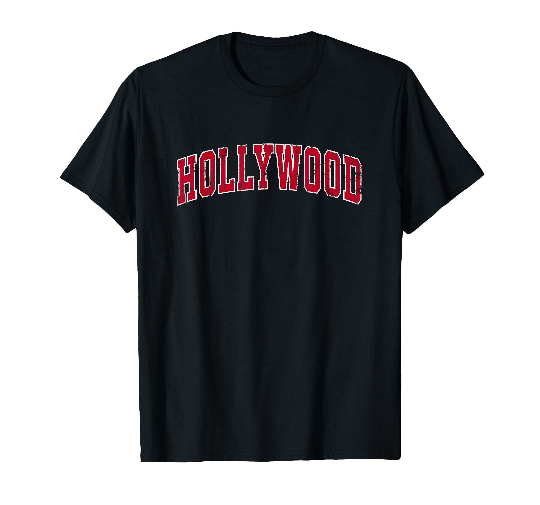 Hollywood California Ca Sports Red T-Shirt - Trendy Graphic Unisex - T-Shirt, Sweatshirt, Hoodie