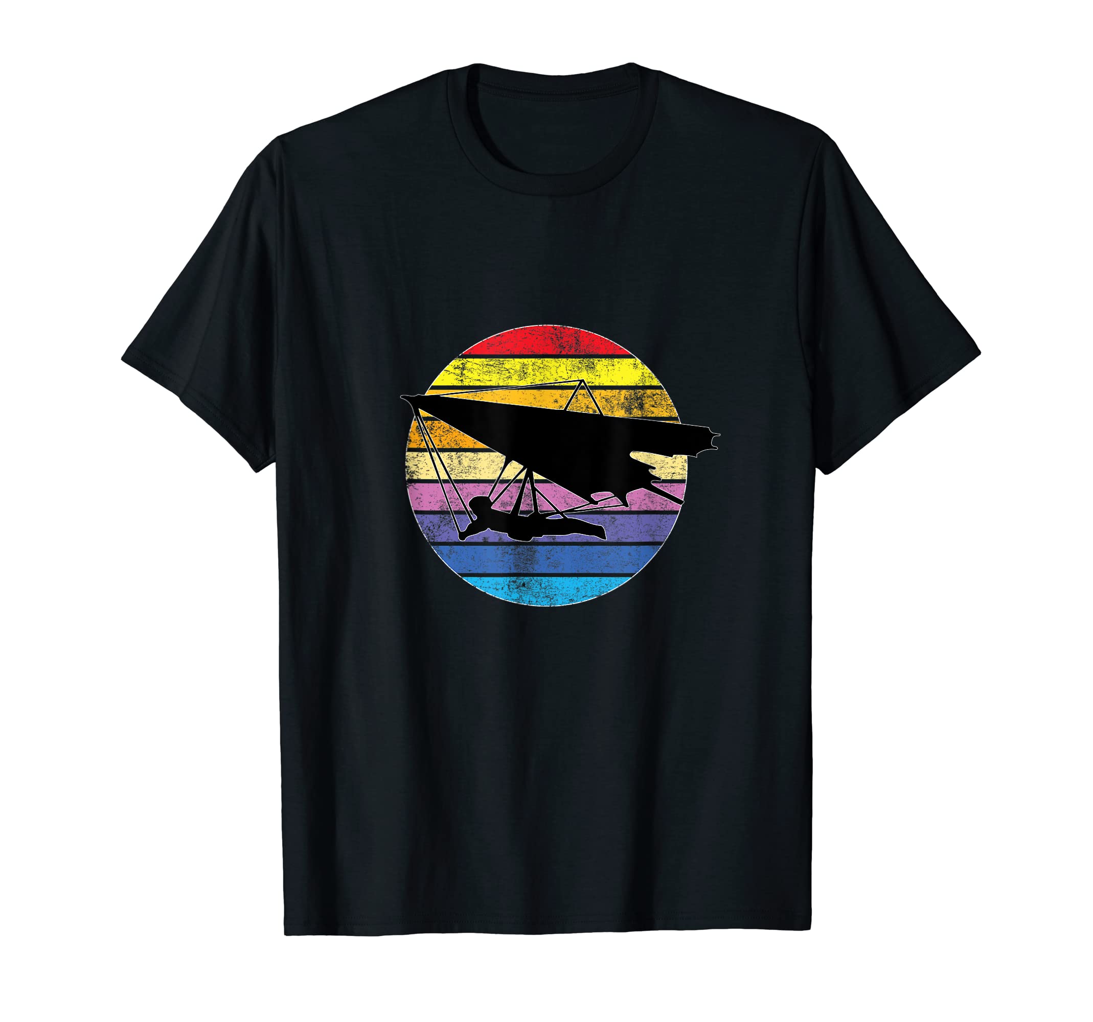 Hang Glider Gliding Over Sunset T-Shirt - Casual Everyday Wear for Adults - T-Shirt, Sweatshirt, Hoodie