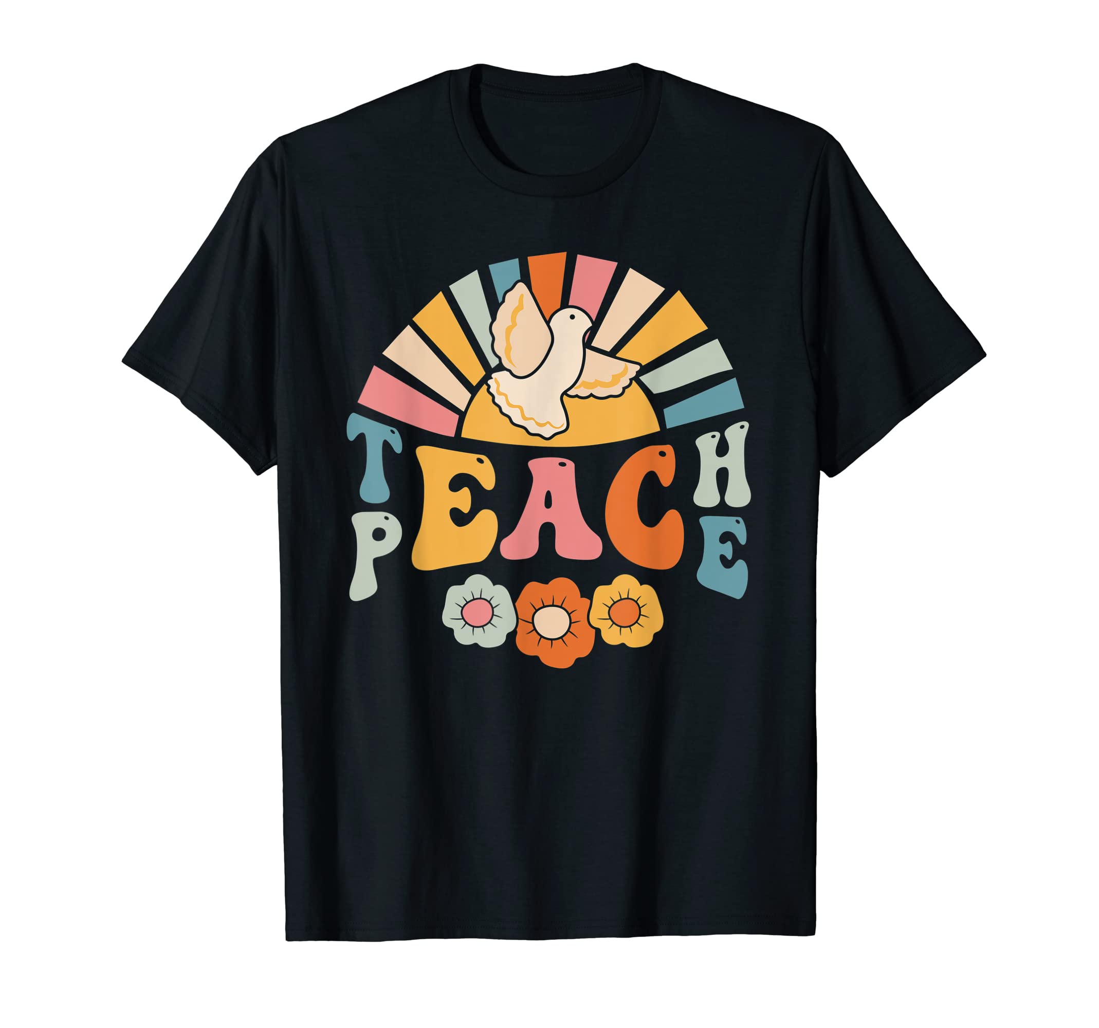 Teach Peace Back To School Teach Love T-Shirt - Novelty Apparel Men Women - T-Shirt, Sweatshirt, Hoodie