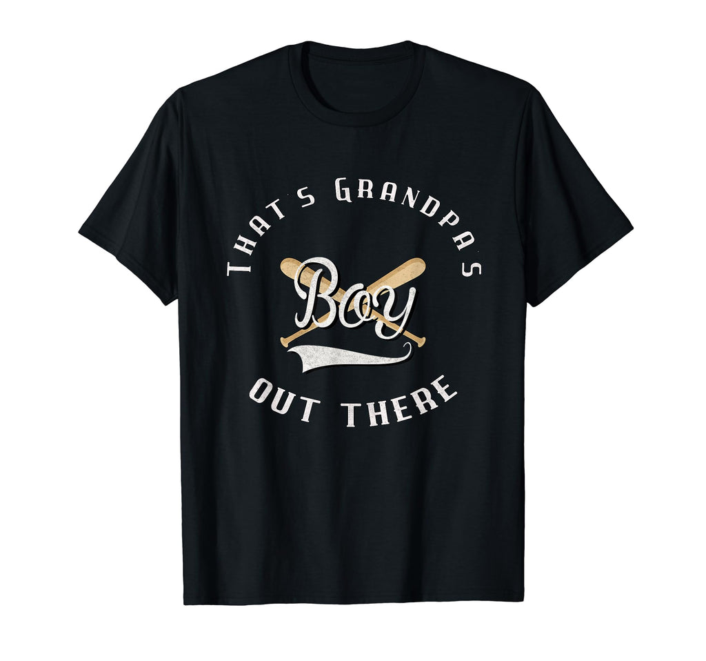 Thats Grandpas Out There Baseball T Ball Sweatshirt - Graphic Print Unisex - T-Shirt, Sweatshirt, Hoodie