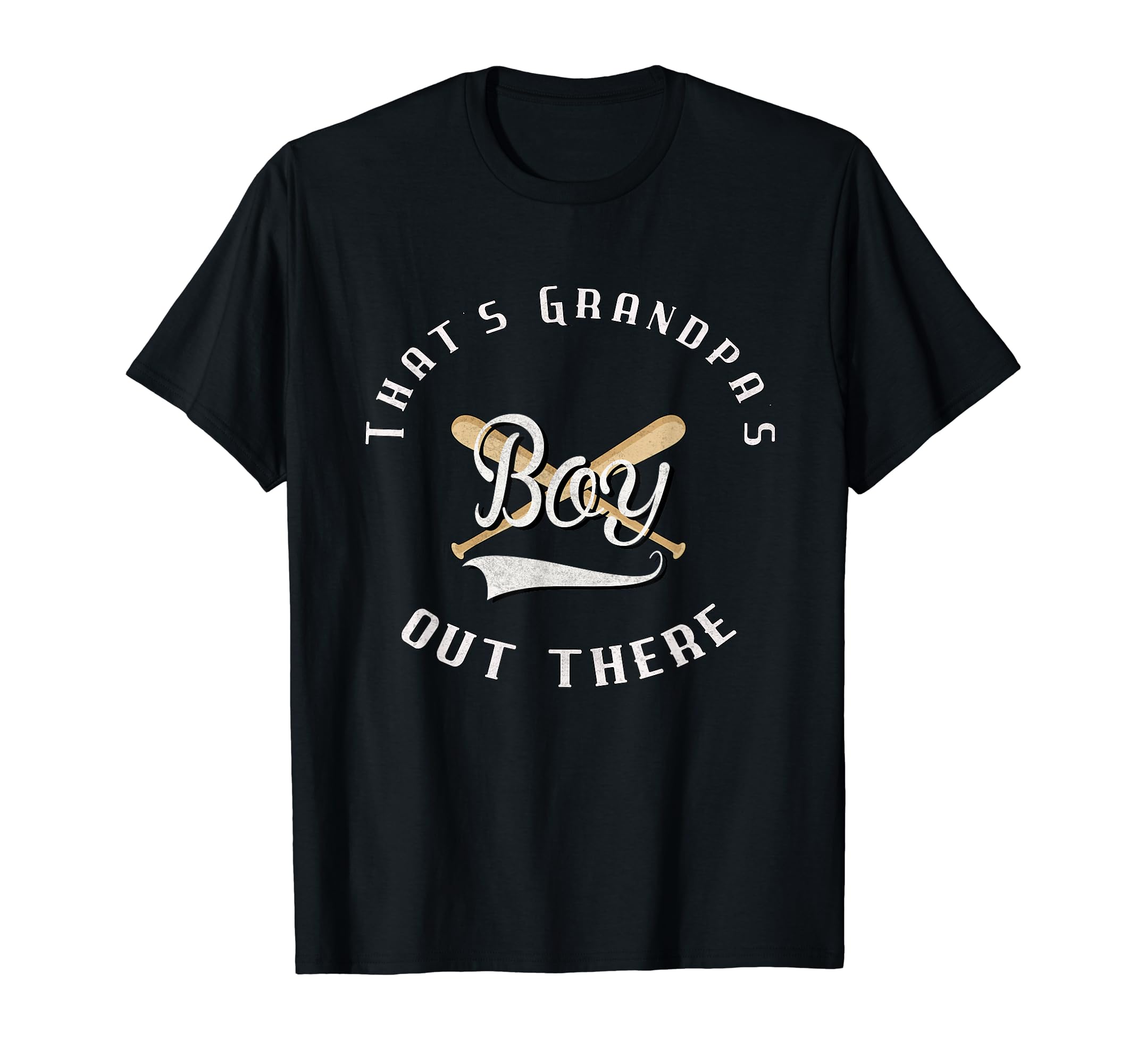 Thats Grandpas Out There Baseball T Ball Sweatshirt - Graphic Print Unisex - T-Shirt, Sweatshirt, Hoodie