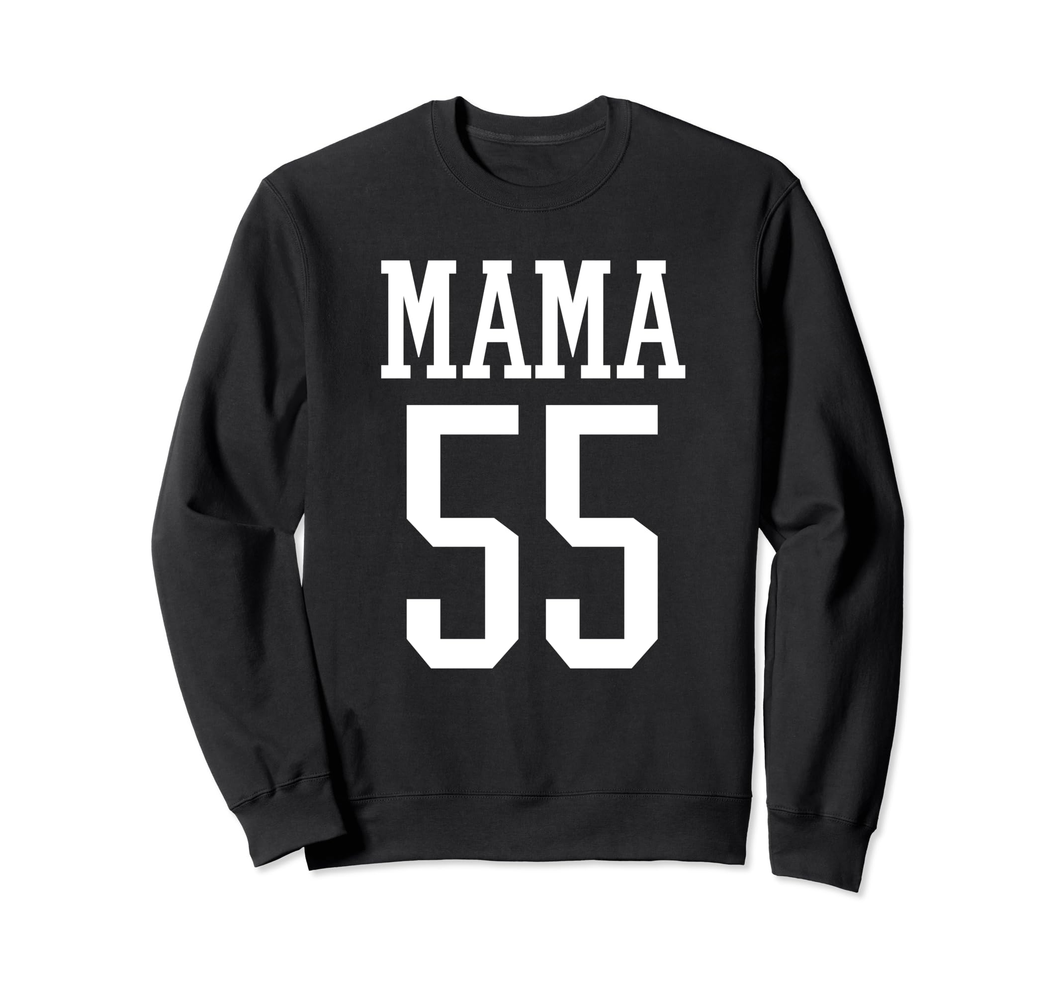 Number 55 Mama Biggest Fan Spirit Sweatshirt - Minimalist Print Men Women - T-Shirt, Sweatshirt, Hoodie