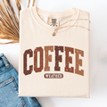 Coffee Weather, Pumpkin, Autumn, Fall Comfort Colors - Adult & Kids T-Shirts, Sweatshirts & Hoodies apparel design preview 1