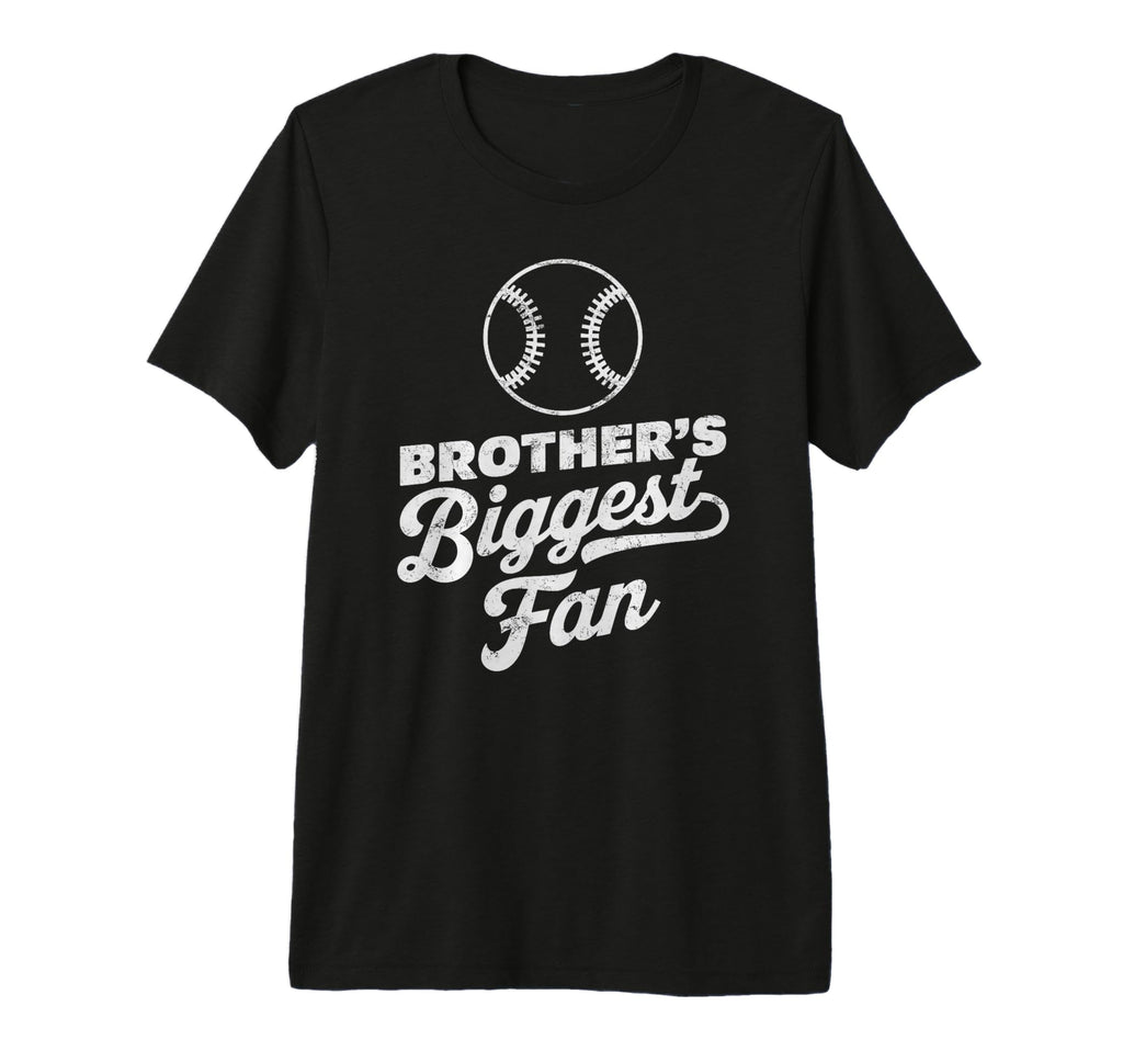 Brothers Biggest Fan Baseball Sports T-Shirt - Aesthetic Graphic Unisex - T-Shirt, Sweatshirt, Hoodie