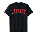 Laplace La Distressed Red Varsity T-Shirt - Custom Art Print Unisex - T-Shirt, Sweatshirt, Hoodie