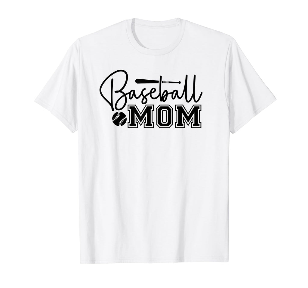 Baseball Mom Baseball Player Sports Team T-Shirt - Graphic Print for Adults - T-Shirt, Sweatshirt, Hoodie
