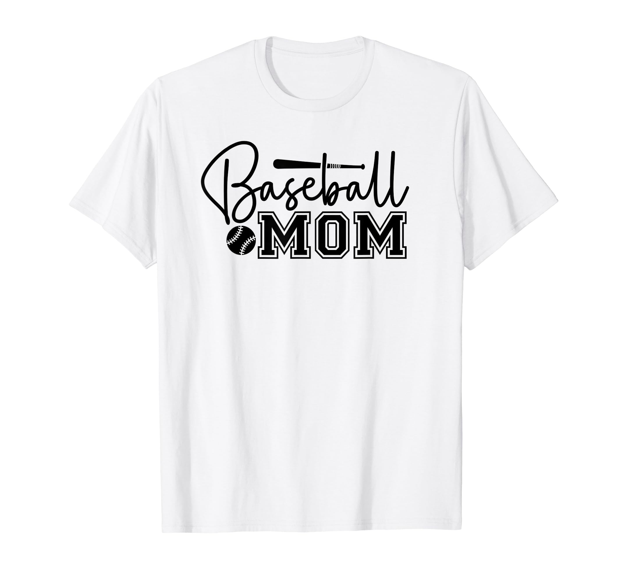 Baseball Mom Baseball Player Sports Team T-Shirt - Graphic Print for Adults - T-Shirt, Sweatshirt, Hoodie
