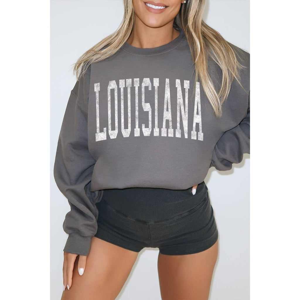 Louisiana Vintage Graphic - Adult & Kids T-Shirts, Sweatshirts & Hoodies apparel design preview 1