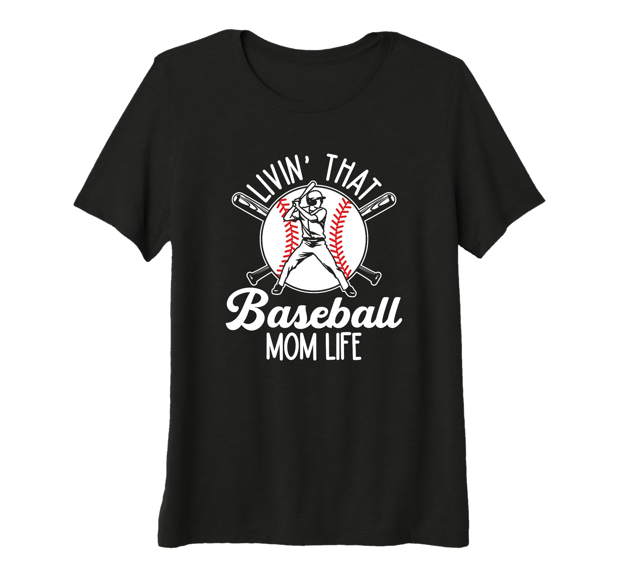 Womens Proud Baseball Mom Game Day T-Shirt - Unique Graphic Men Women - T-Shirt, Sweatshirt, Hoodie