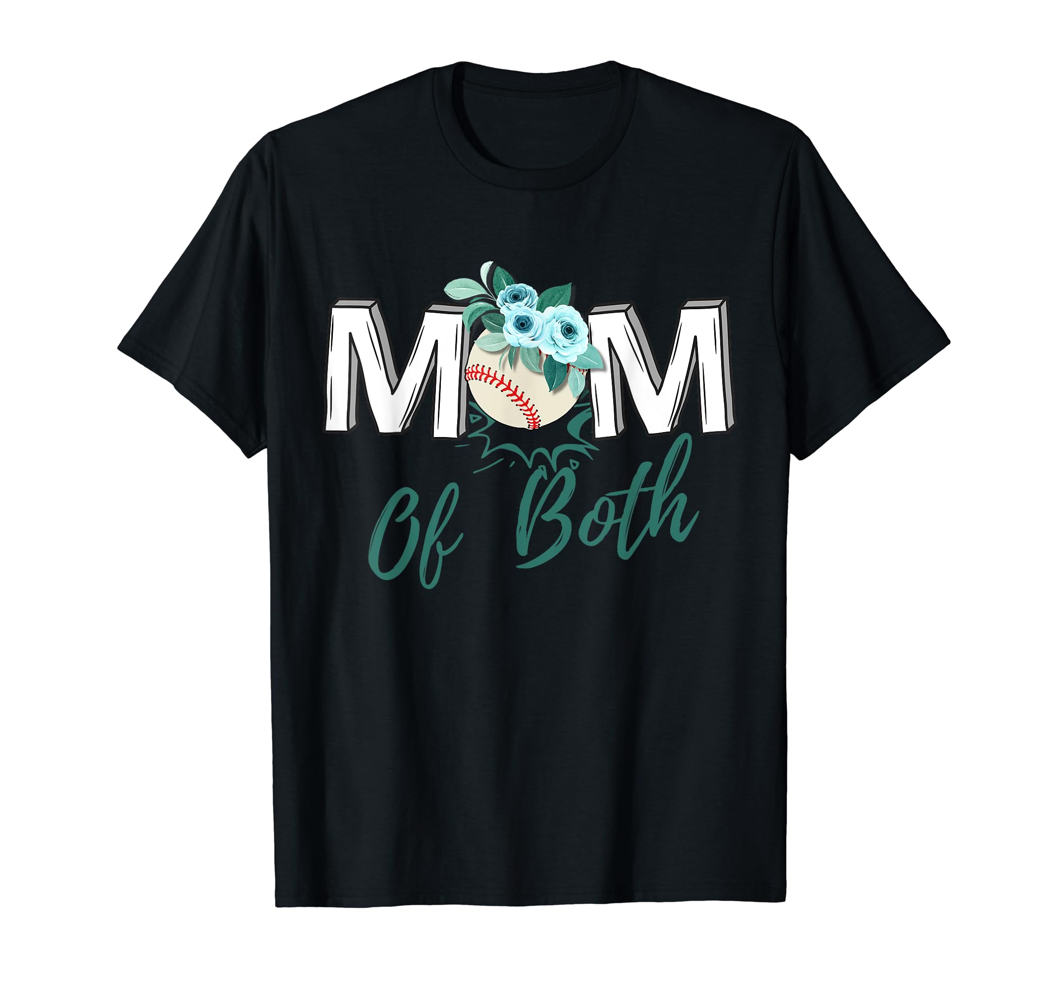 Mom Both Game Day Baseball Softball T-Shirt - Novelty Apparel Men Women - T-Shirt, Sweatshirt, Hoodie