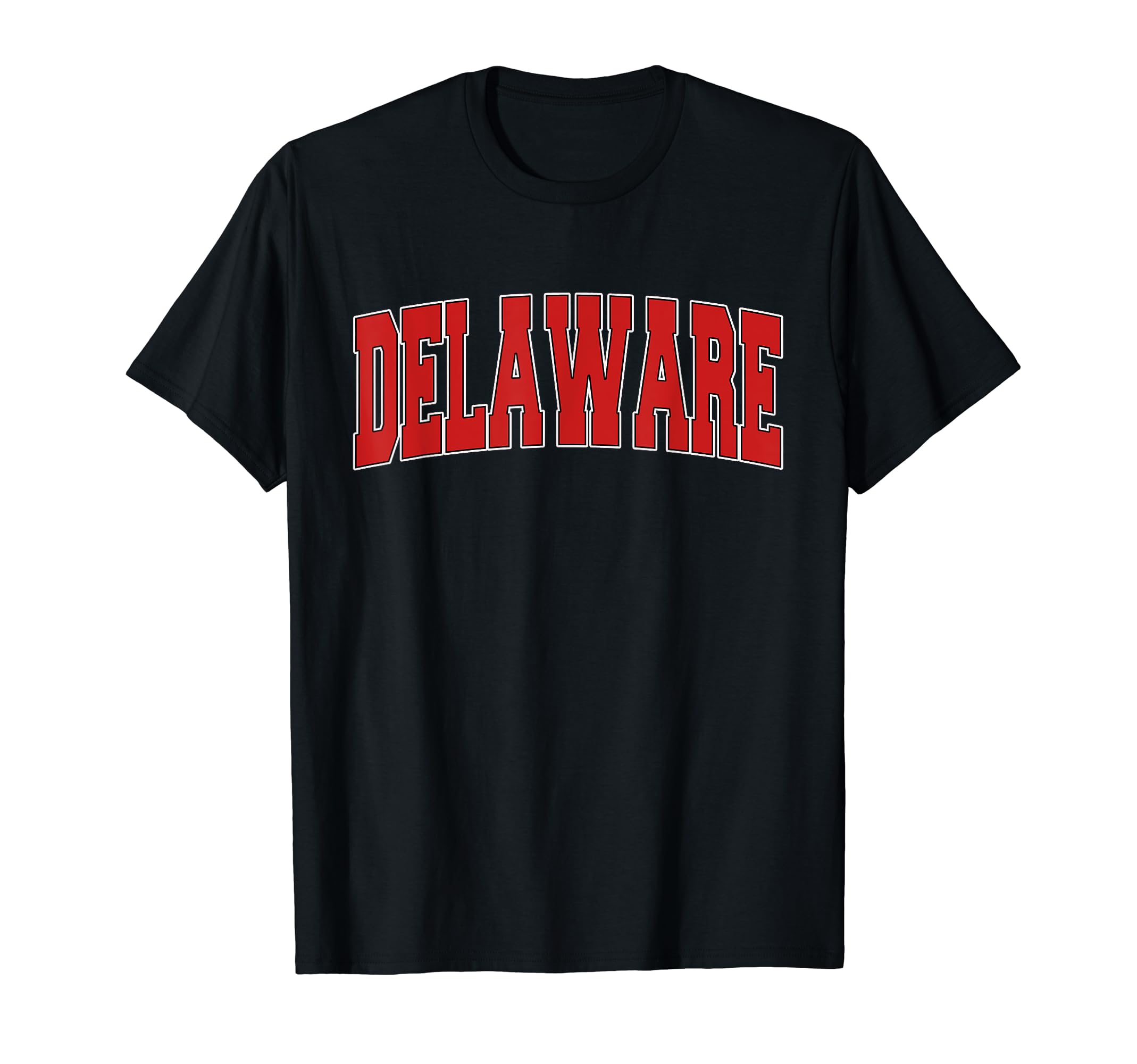 Delaware Usa State De Varsity Sports T-Shirt - Minimalist Print Men Women - T-Shirt, Sweatshirt, Hoodie