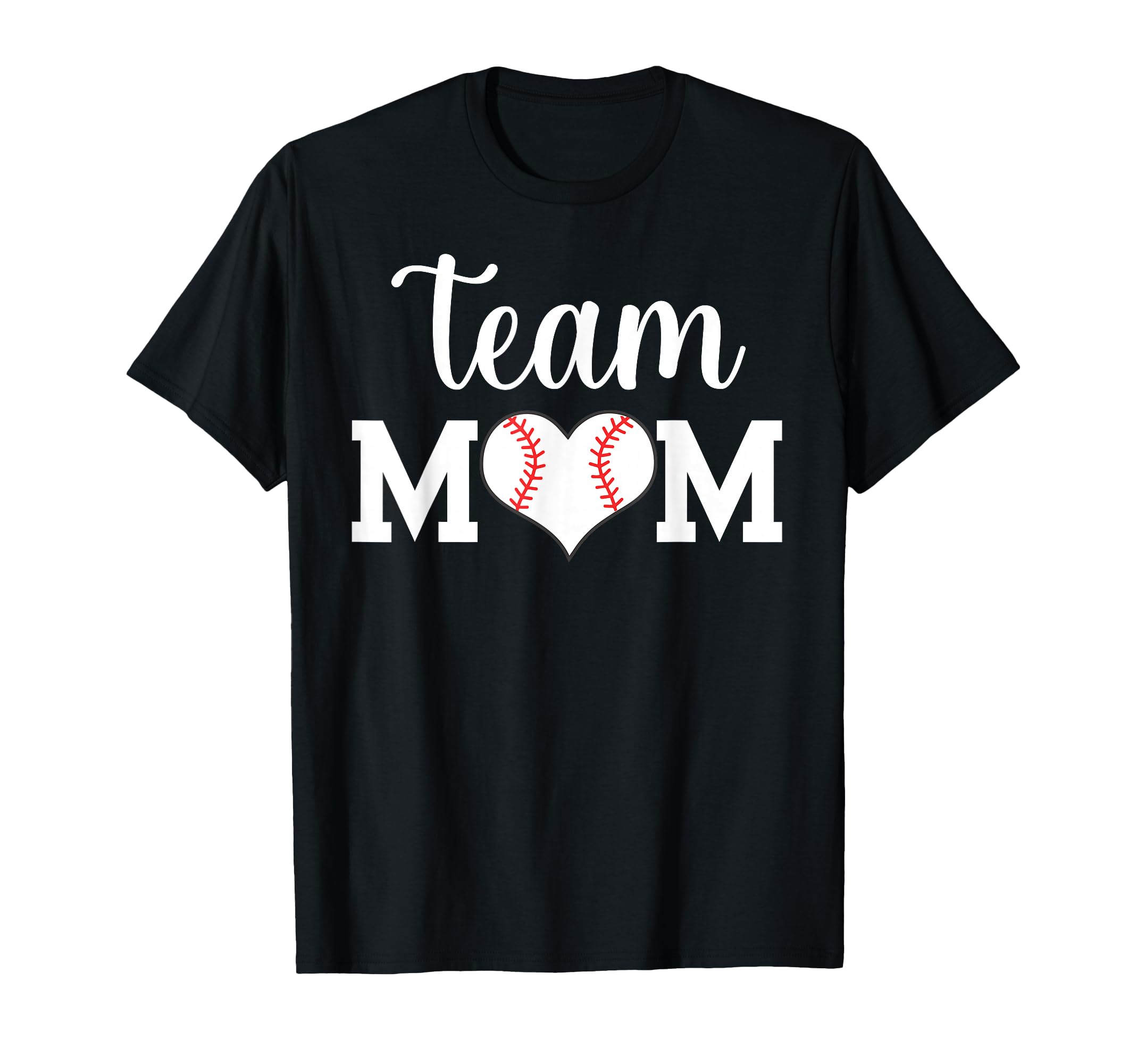 Team Mom Baseball T-Shirt - Minimalist Print Unisex - T-Shirt, Sweatshirt, Hoodie