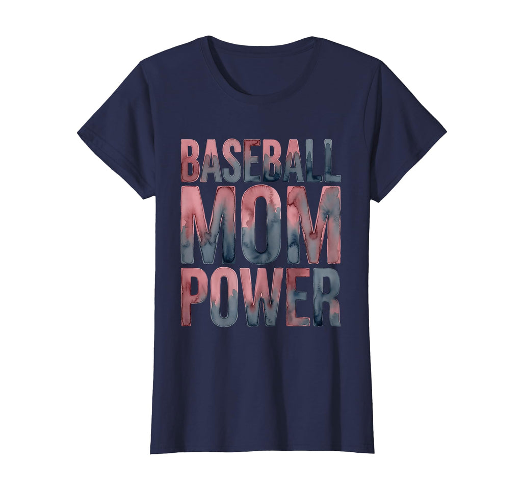 Baseball Mom Power Proud Sports Parent T-Shirt - Novelty Apparel Unisex - T-Shirt, Sweatshirt, Hoodie