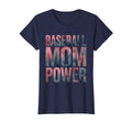Baseball Mom Power Proud Sports Parent T-Shirt - Novelty Apparel Unisex - T-Shirt, Sweatshirt, Hoodie