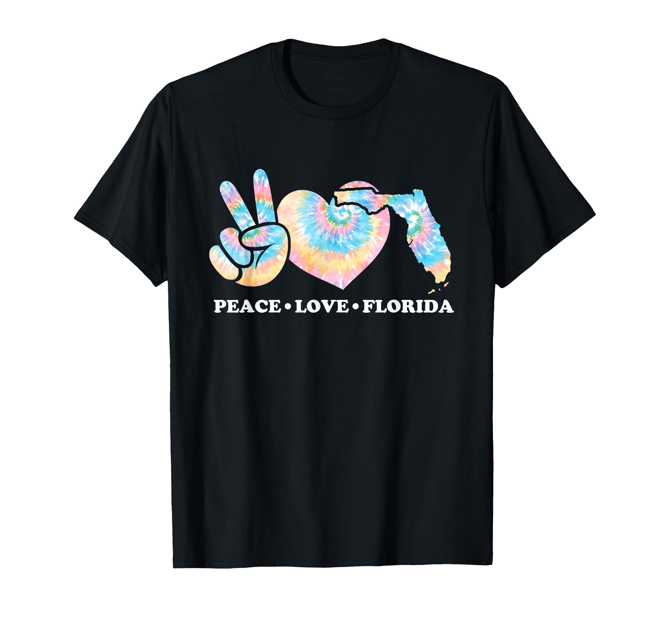 Tie Dye Florida Hippie Co Sweatshirt - Casual Everyday Wear Unisex - T-Shirt, Sweatshirt, Hoodie